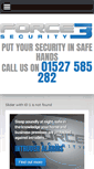 Mobile Screenshot of force3security.co.uk